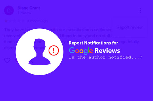 How do i report a google review​
