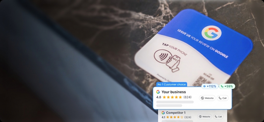 How to get a Google review tap card
