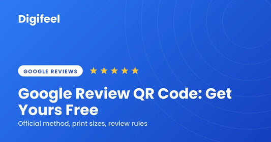 Guide banner on how to create a free Google review QR code step by step