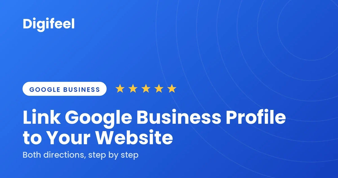 Guide banner on linking a Google Business Profile to your website