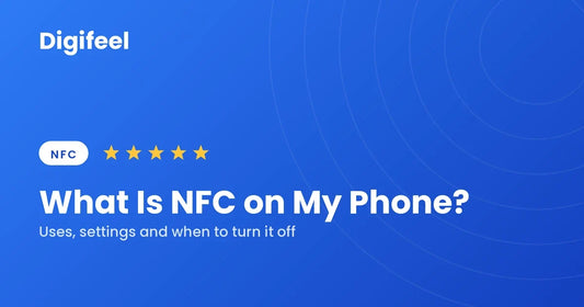 Guide banner explaining what NFC is on a phone and when to turn it off