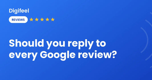 Replying to Google reviews on a laptop