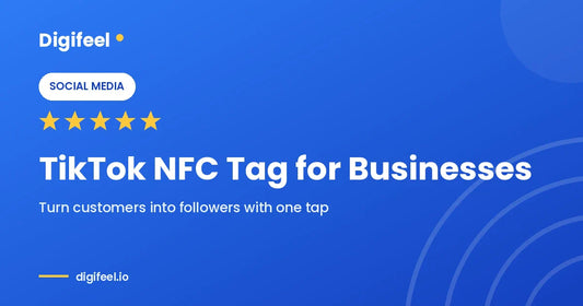 Digifeel NFC plate to gain TikTok and Instagram followers in one tap