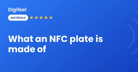 Materials of an NFC Google review plate