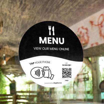 Menu - Window Sticker