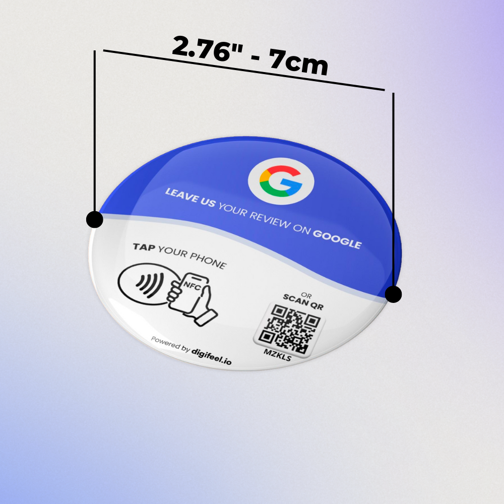 Google Reviews - Table Stickers
